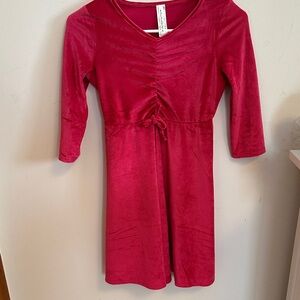 MAC Cosmetics Kids Formal Dress in Vibrant Red
